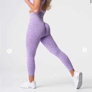 NVGTN Lilac Leopard Leggings
